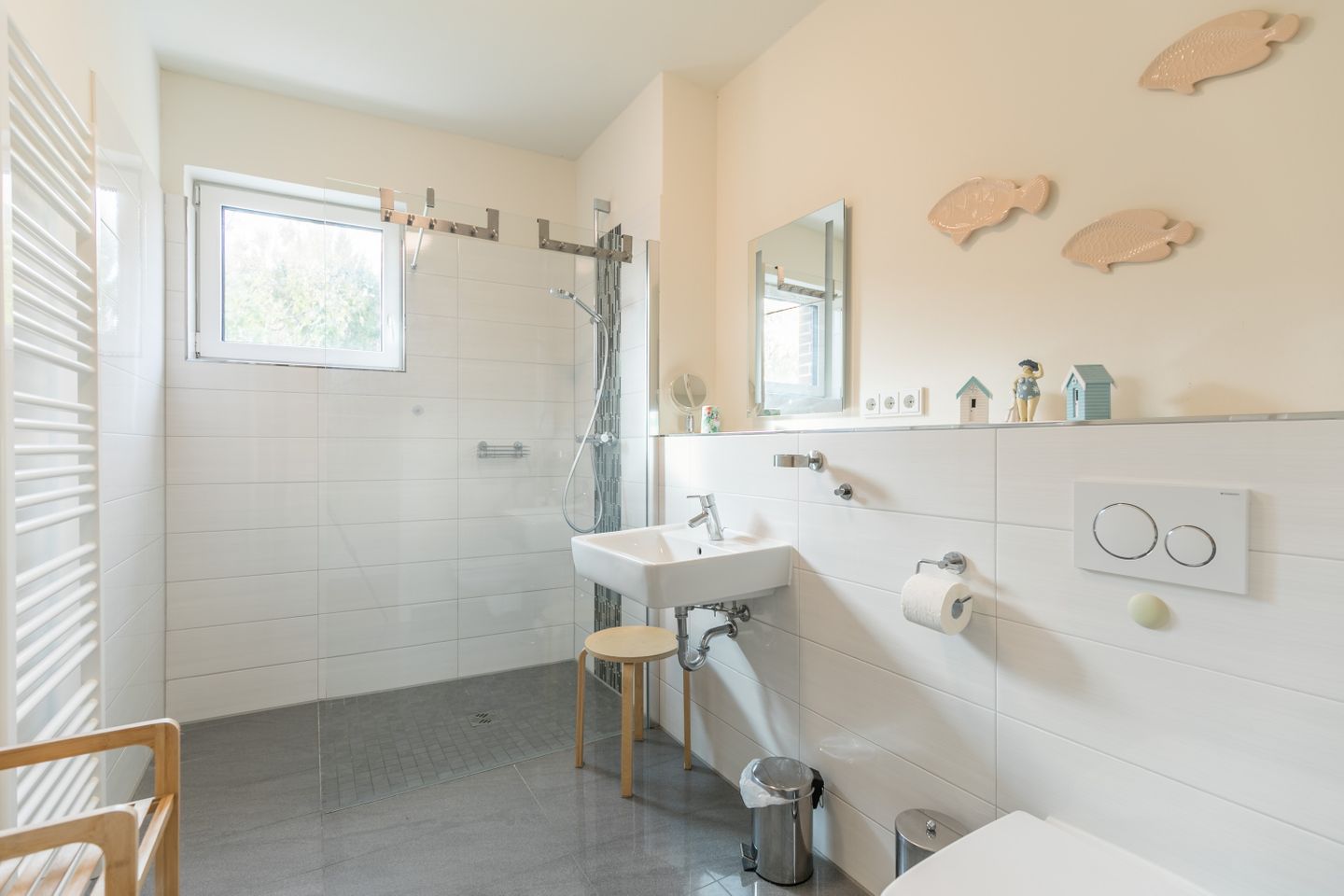 Ferienwohnung Nordlichter Badezimmer