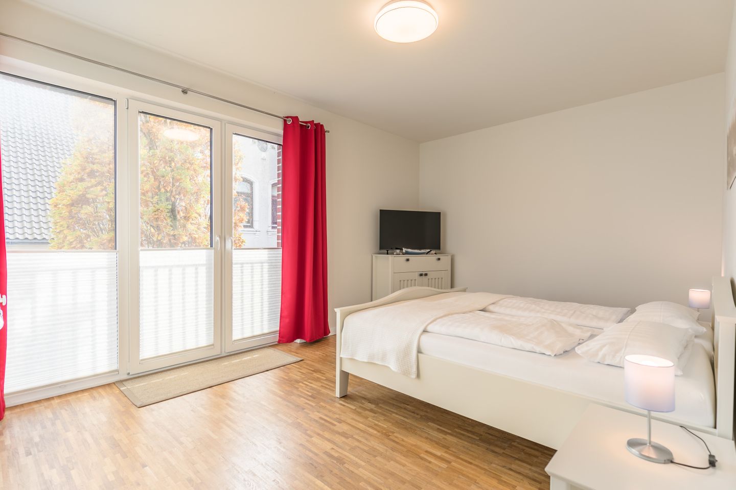 Ferienwohnung Nordlichter Schlafzimmer 1