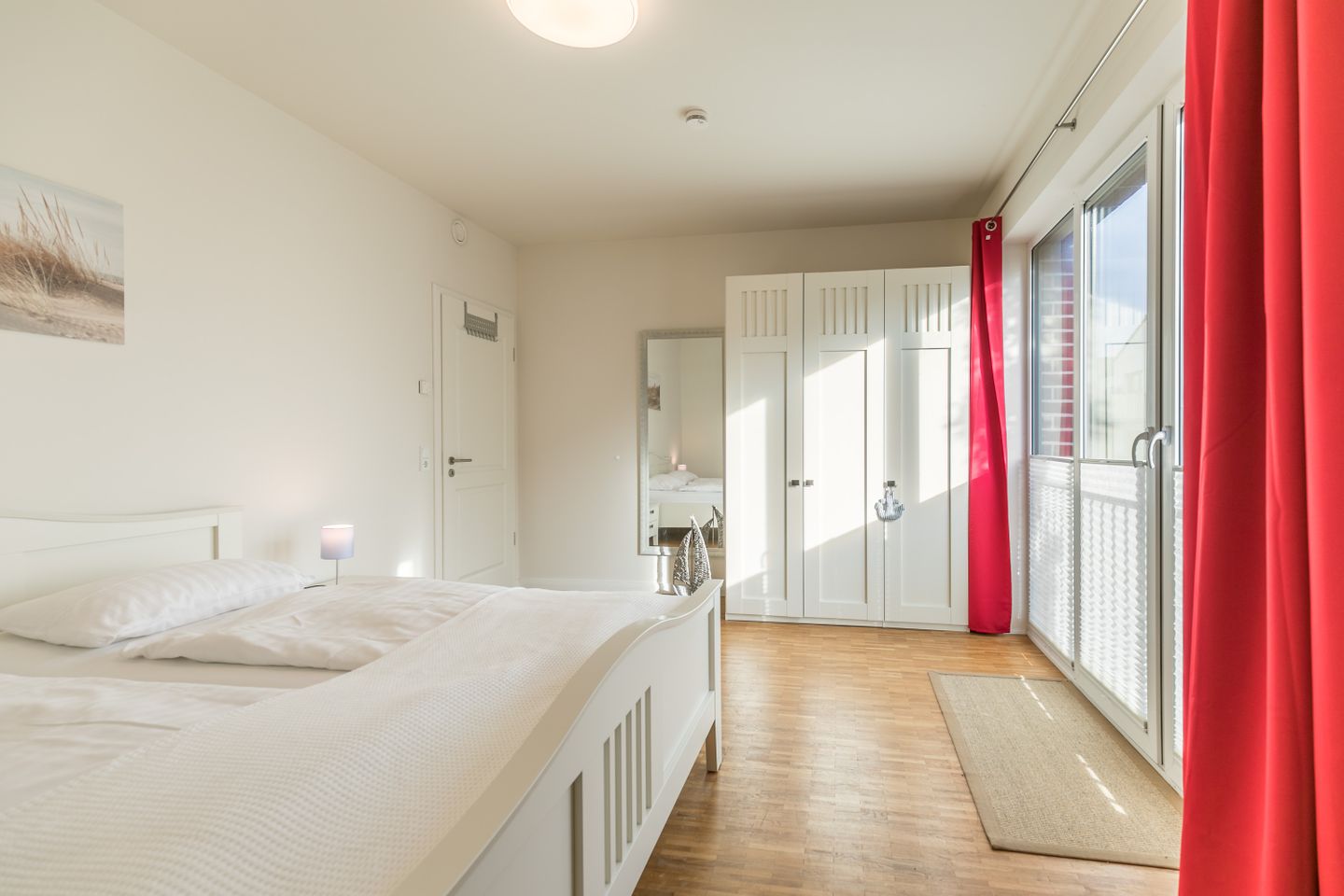 Ferienwohnung Nordlichter Schlafzimmer 1