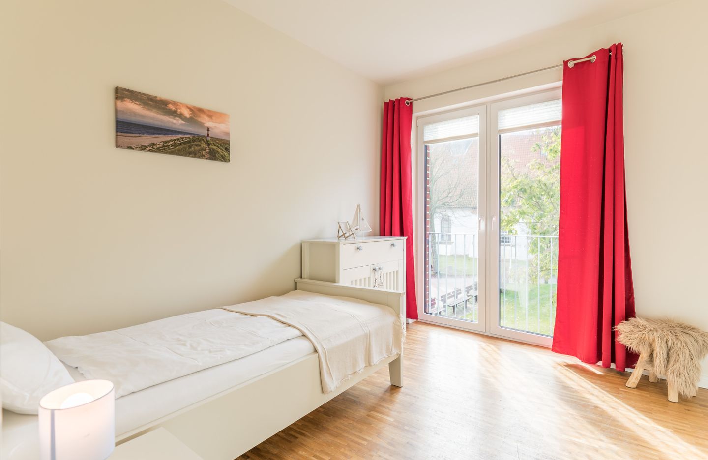 Ferienwohnung Nordlichter Schlafzimmer 2