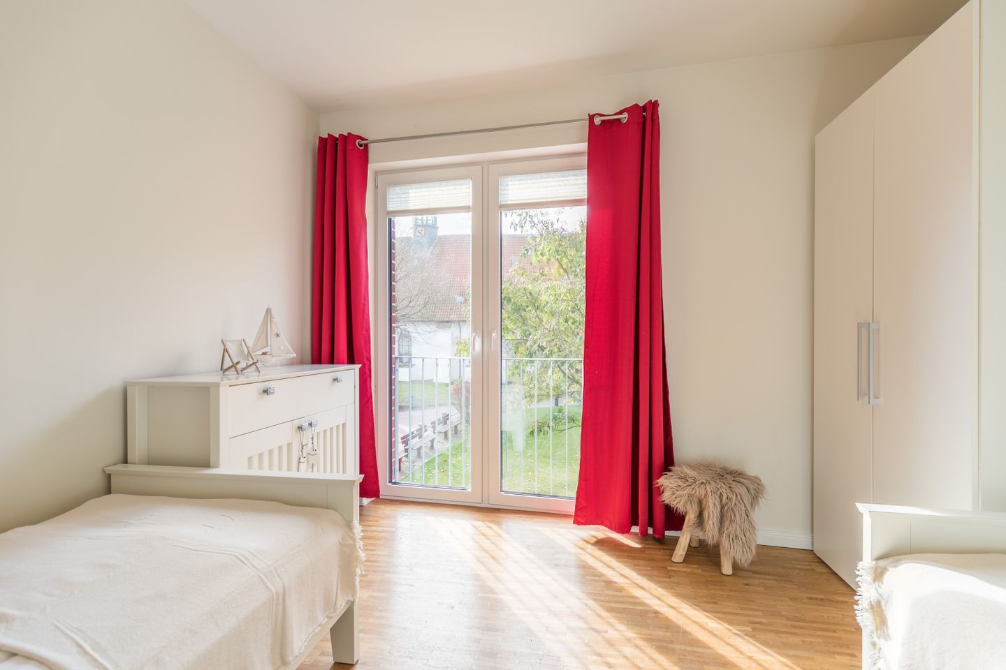 Ferienwohnung Nordlichter Schlafzimmer 2