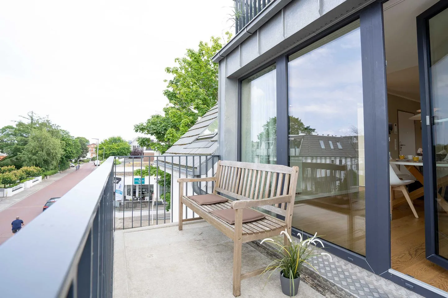 (STR92b) Ferienwohnung "Strandzeit" Niendorf - Balkon