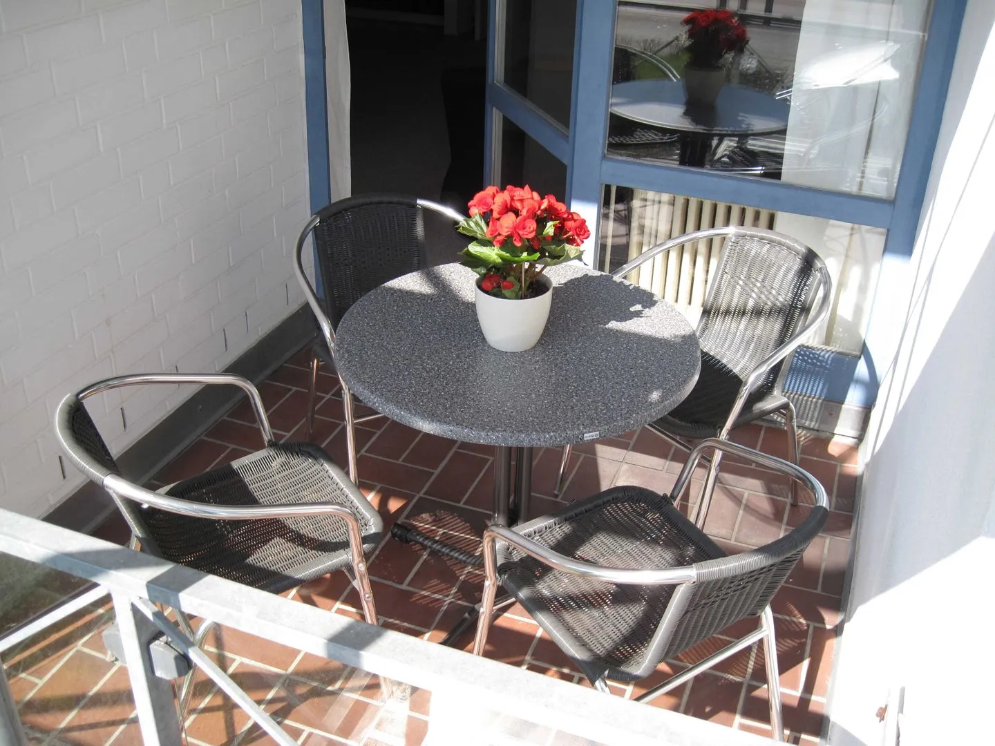 (STR123g) Ferienwohnung "Sonnenseite" Niendorf - Balkon