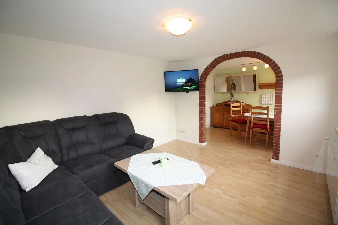 Am Oland 13 vorne Büsum - Wohnzimmer