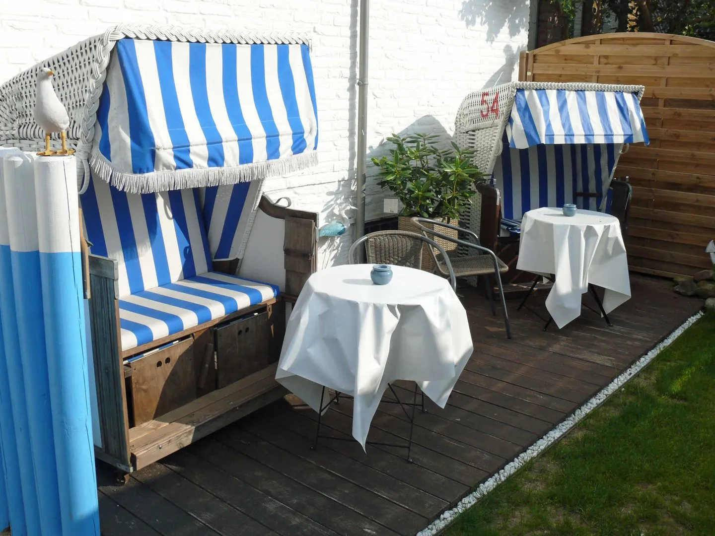 (WIK 7a) Ferienwohnung "Topp 1" Niendorf - Terrasse