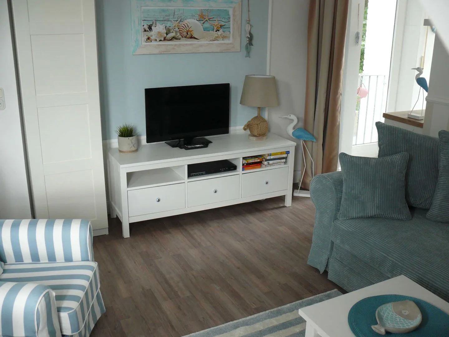 (WIK 7a) Ferienwohnung "Topp 1" Niendorf - Wohnzimmer