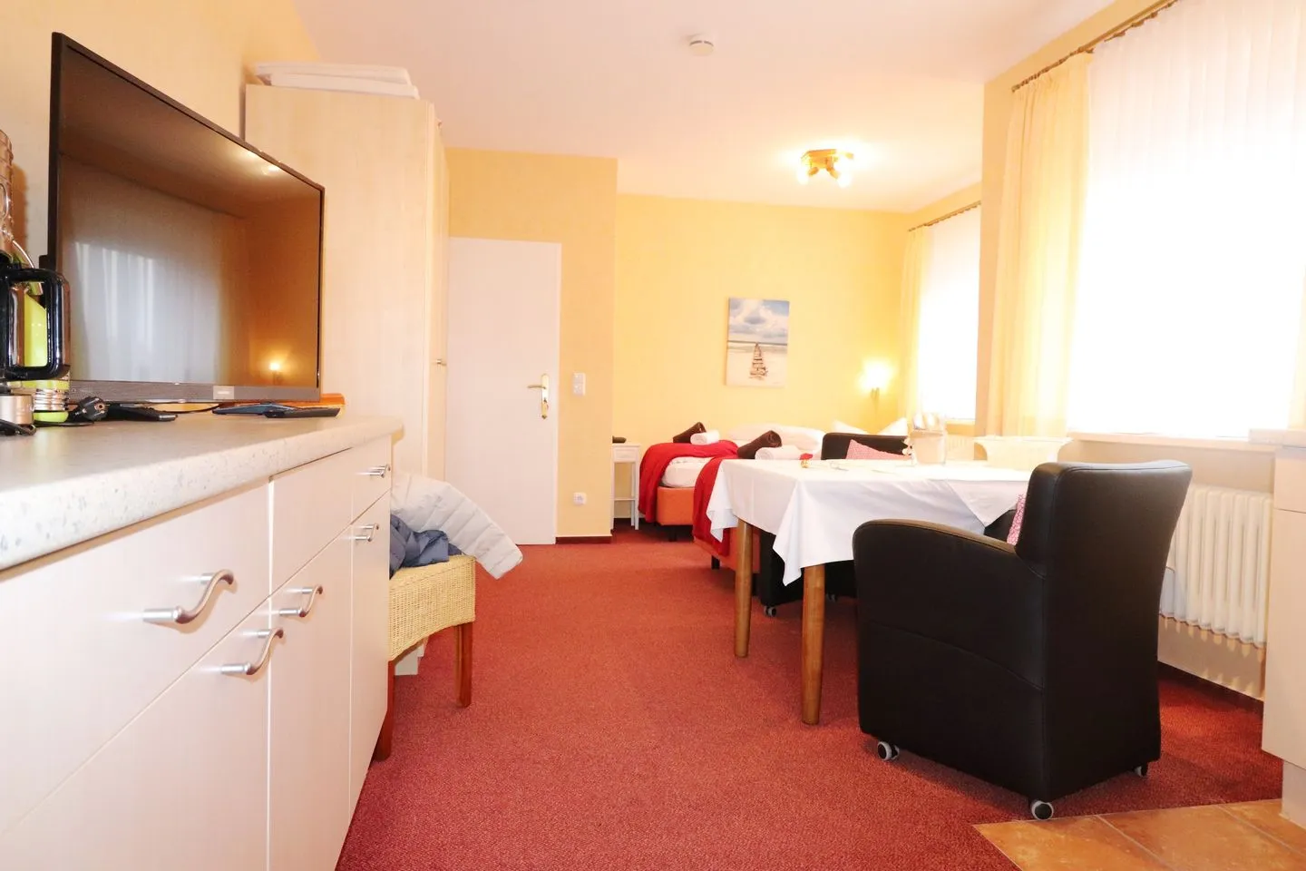 Haus Övern Diek Wohnung 1 a Büsum - Wohnzimmer