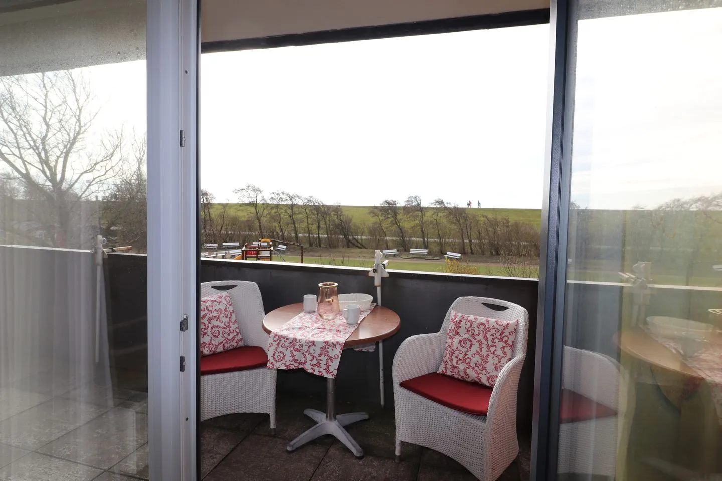 Haus Övern Diek Wohnung 2 Büsum - Balkon