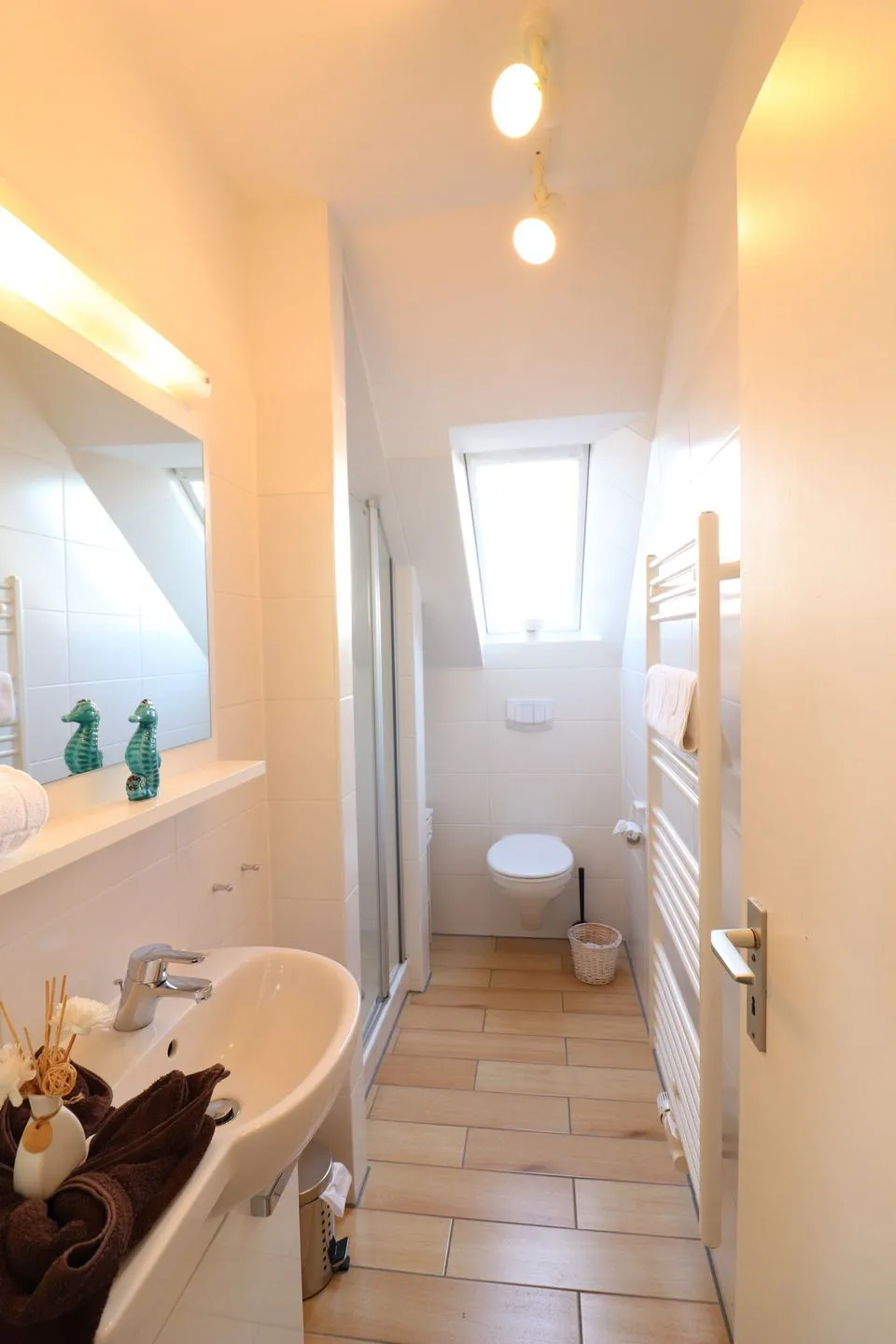 Haus Övern Diek Wohnung 6 Büsum - Badezimmer