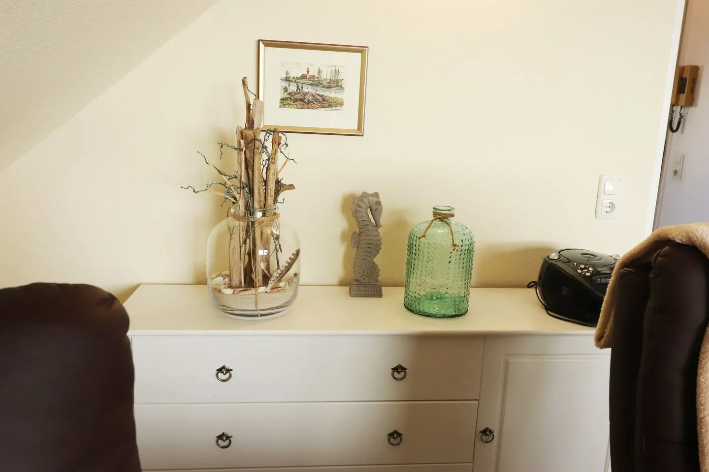 Haus Övern Diek Wohnung 6 Büsum - Wohnzimmer