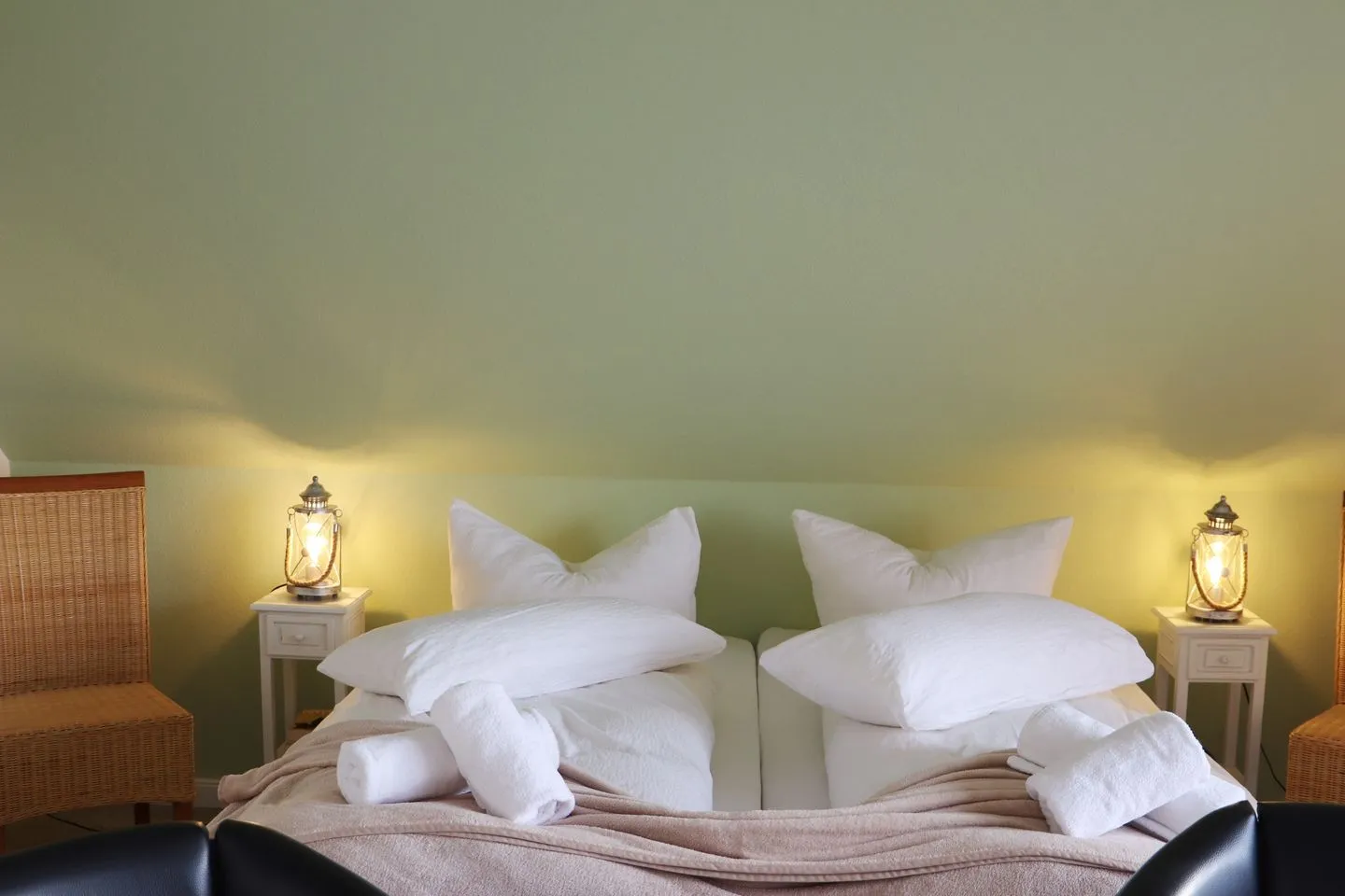 Haus Övern Diek Wohnung 6 Büsum - Schlafzimmer