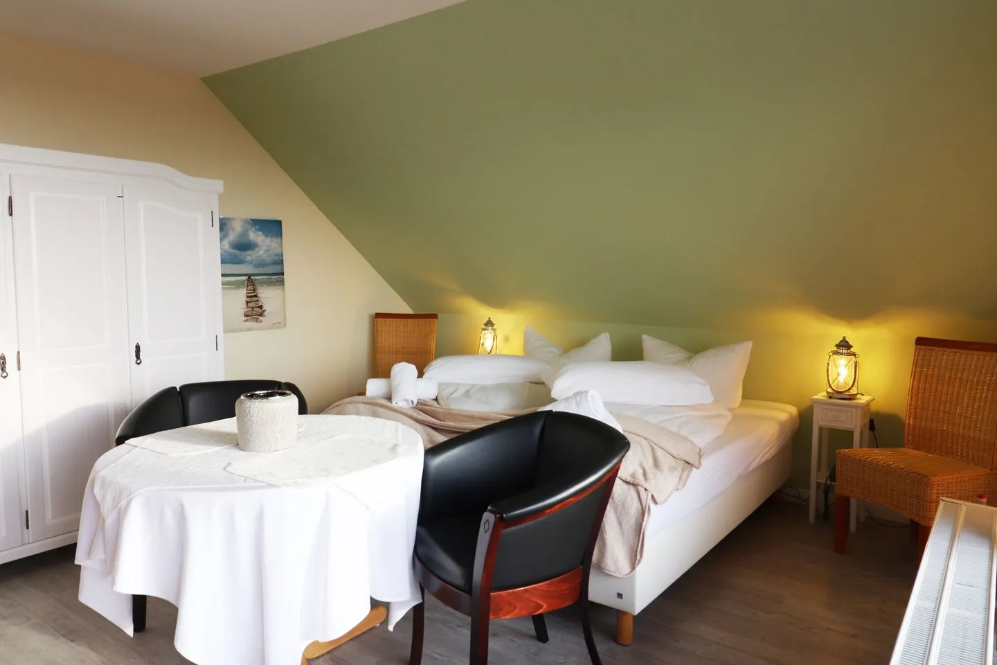Haus Övern Diek Wohnung 6 Büsum - Wohnzimmer