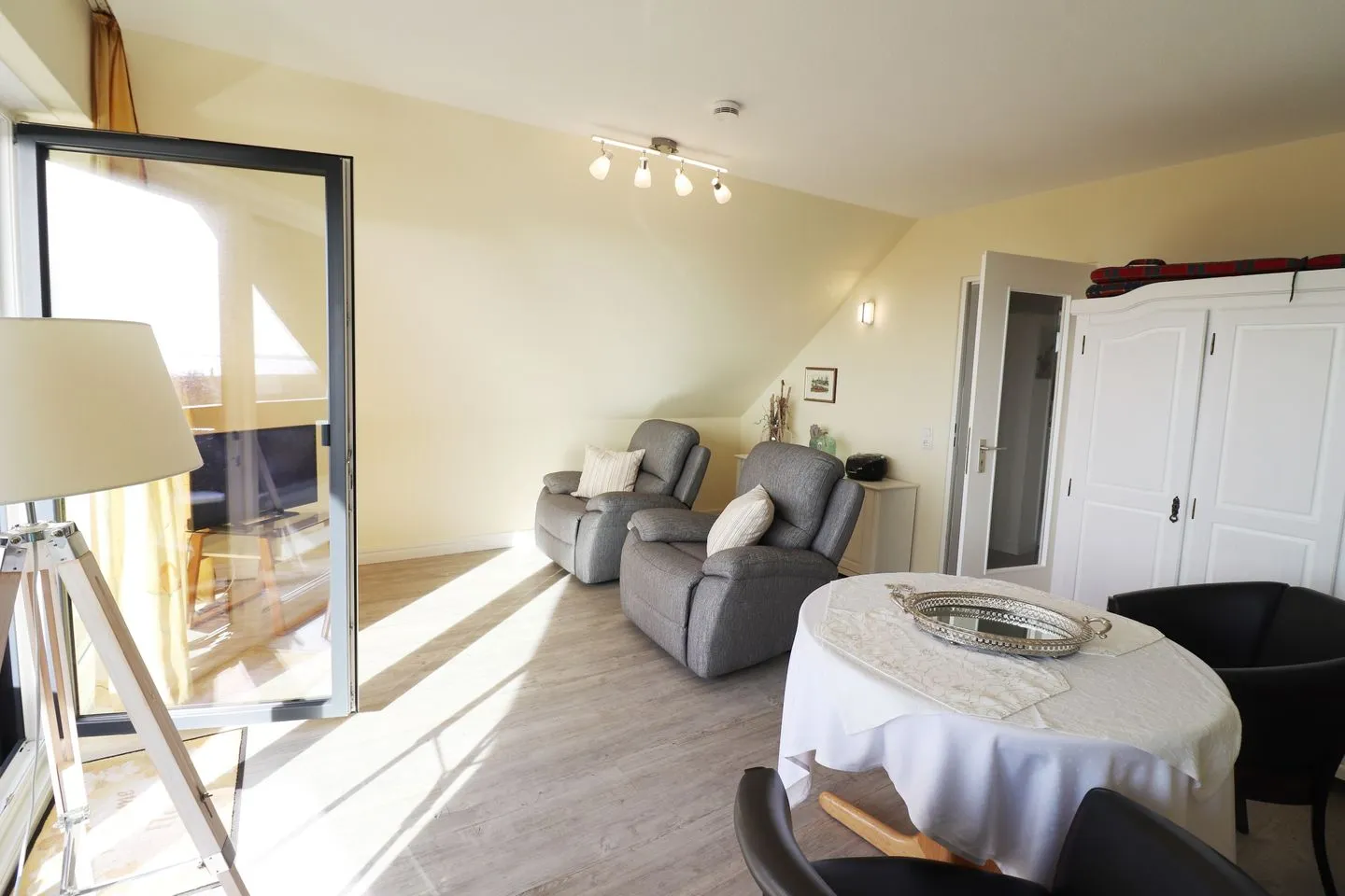 Haus Övern Diek Wohnung 6 Büsum - Wohnzimmer