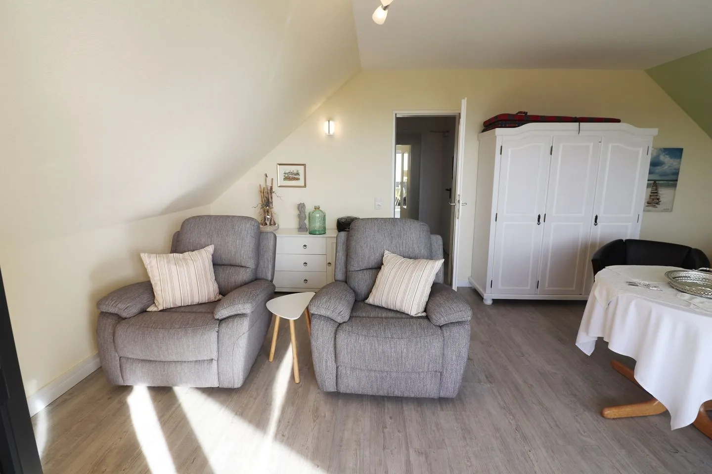Haus Övern Diek Wohnung 6 Büsum - Wohnzimmer