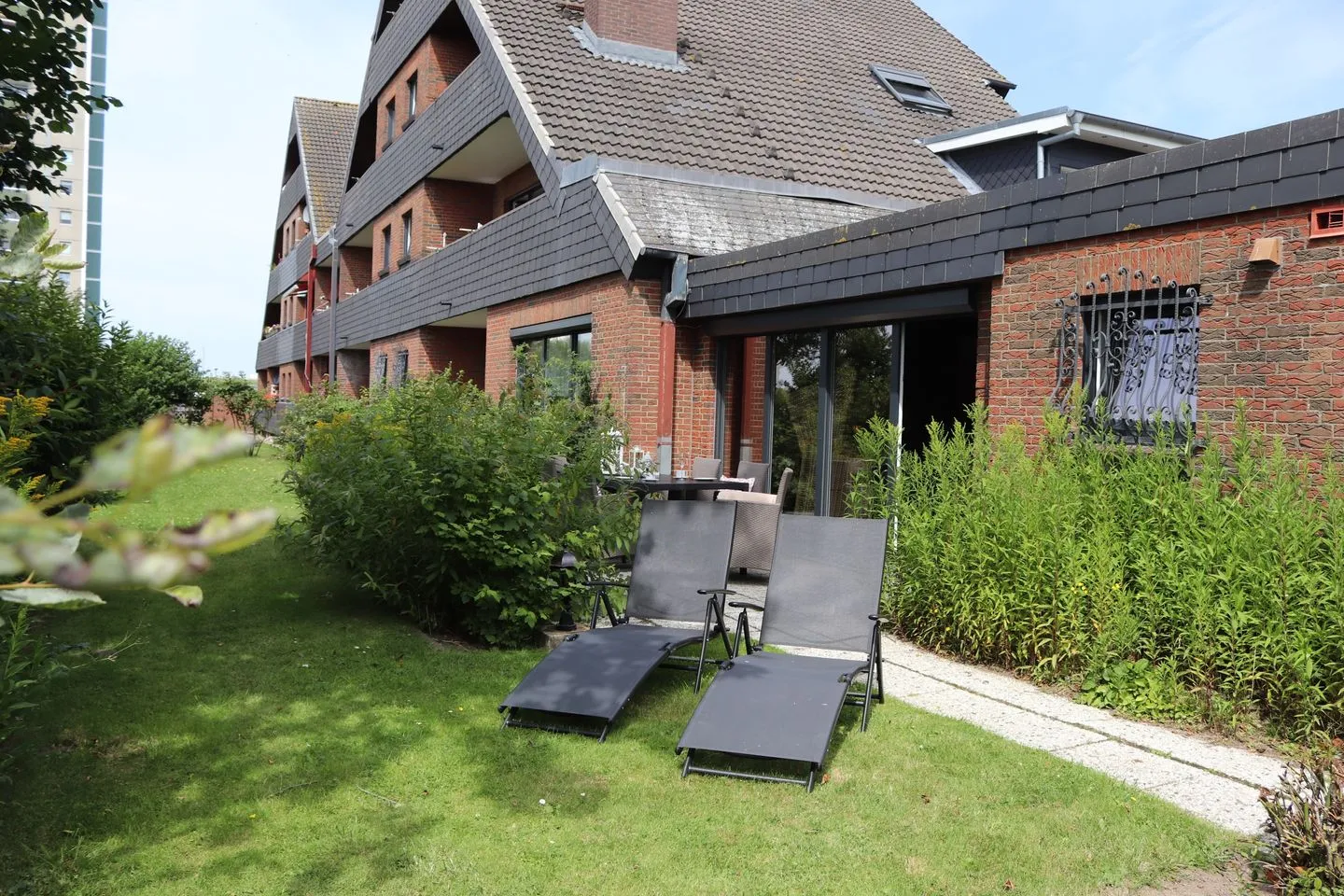 Haus Övern Diek Wohnung 8 Büsum - Gartenblick