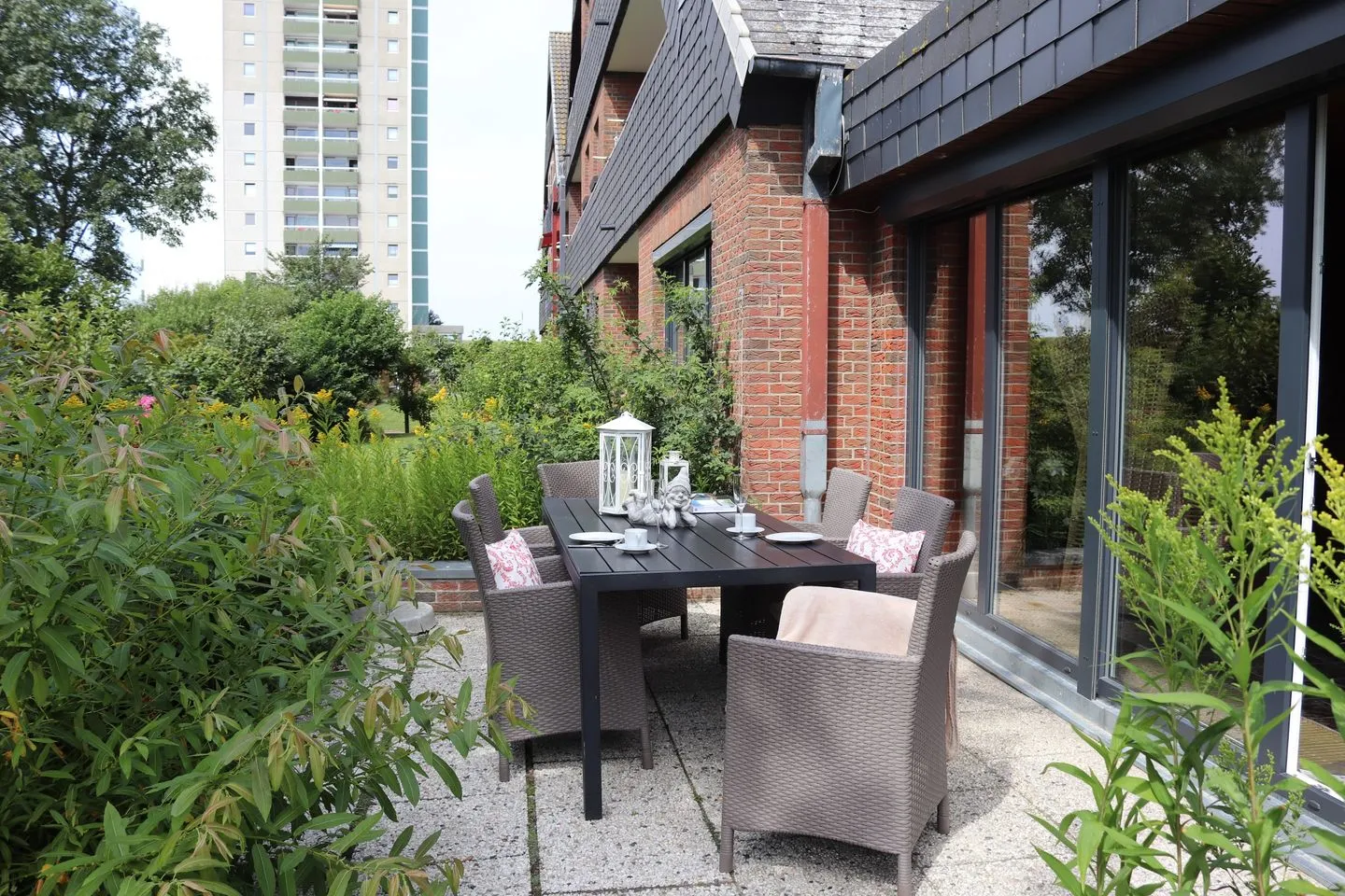 Haus Övern Diek Wohnung 8 Büsum - Terrasse