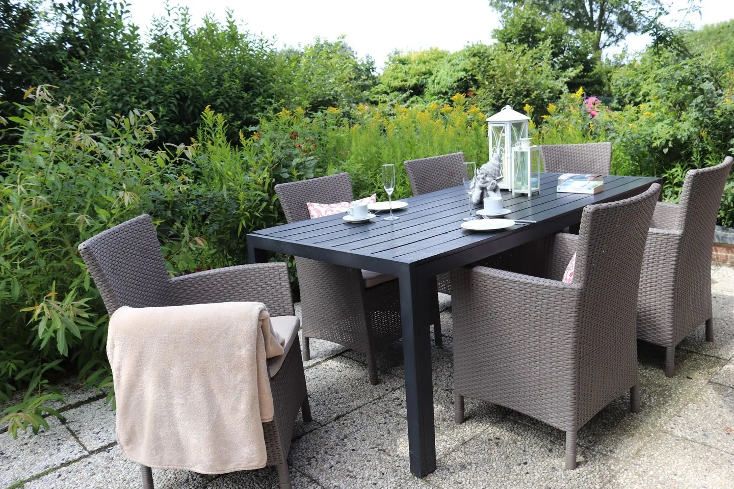 Haus Övern Diek Wohnung 8 Büsum - Terrasse