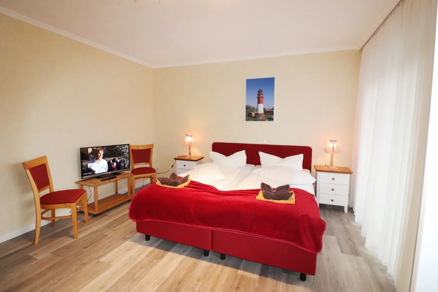 Haus Övern Diek Wohnung 8 Büsum - Schlafzimmer