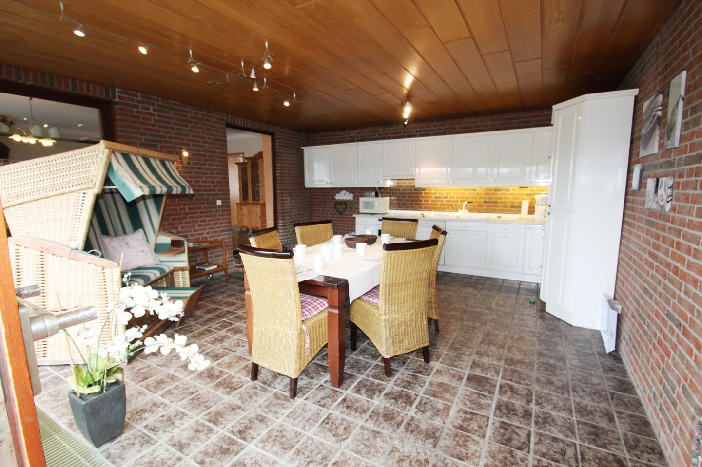 Haus Övern Diek Wohnung 8 Büsum - Küche / Küchenzeile