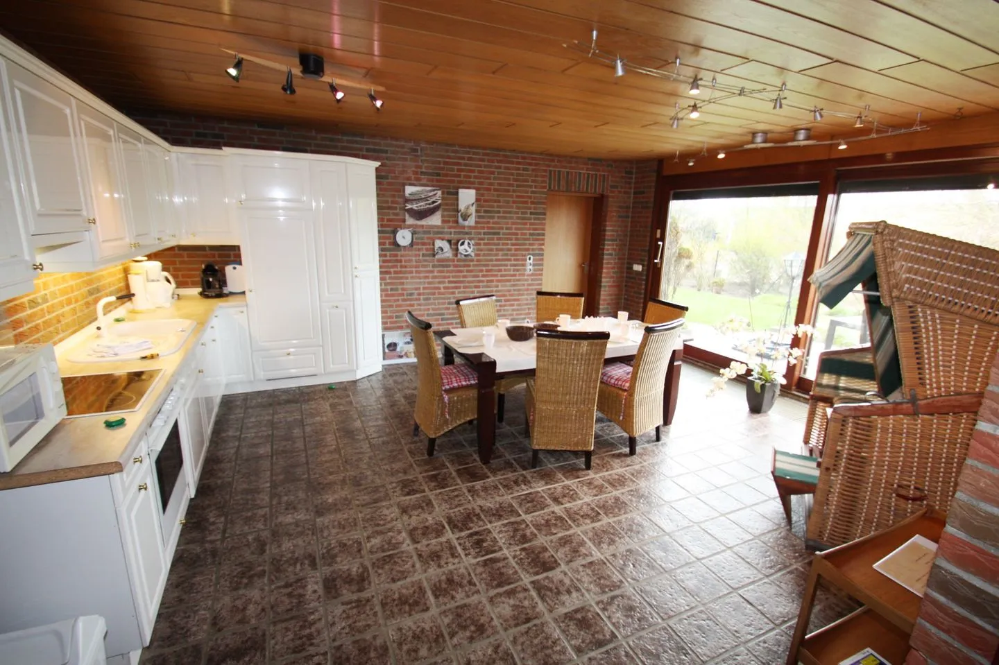 Haus Övern Diek Wohnung 8 Büsum - Küche / Küchenzeile