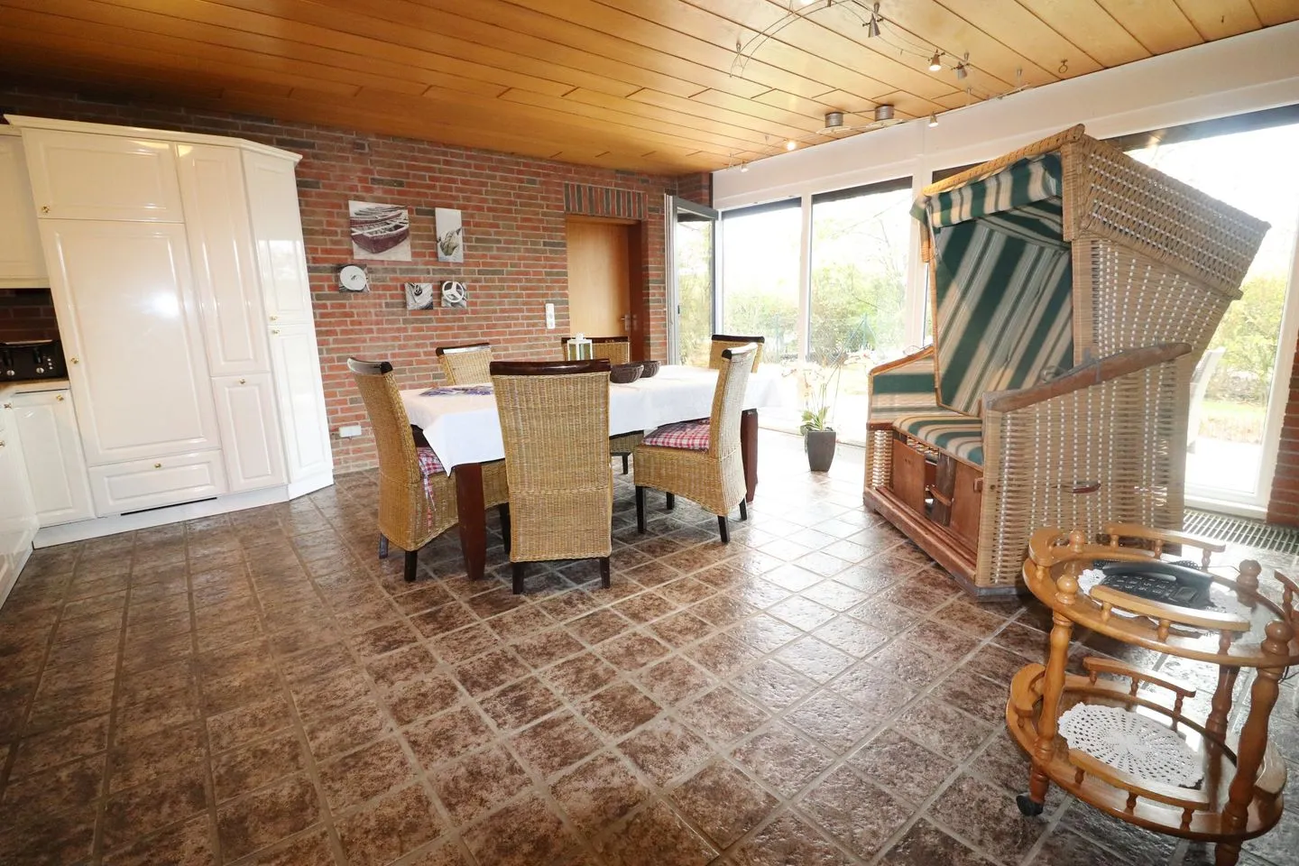 Haus Övern Diek Wohnung 8 Büsum - Küche / Küchenzeile