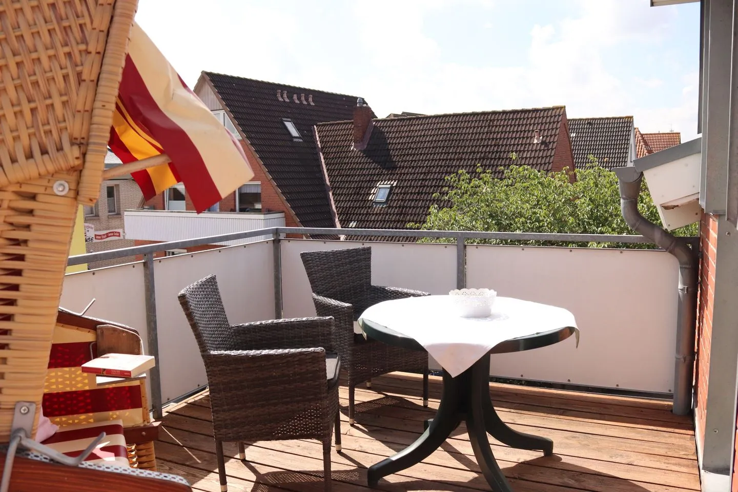 Haus Westerstraße Westerstr. 16 Wohnung 2 Büsum - Balkon