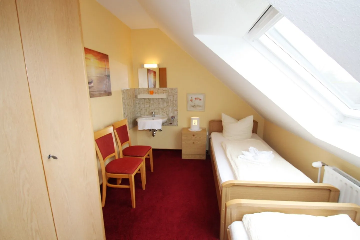 Haus Övern Diek Wohnung 4 Büsum - Schlafzimmer