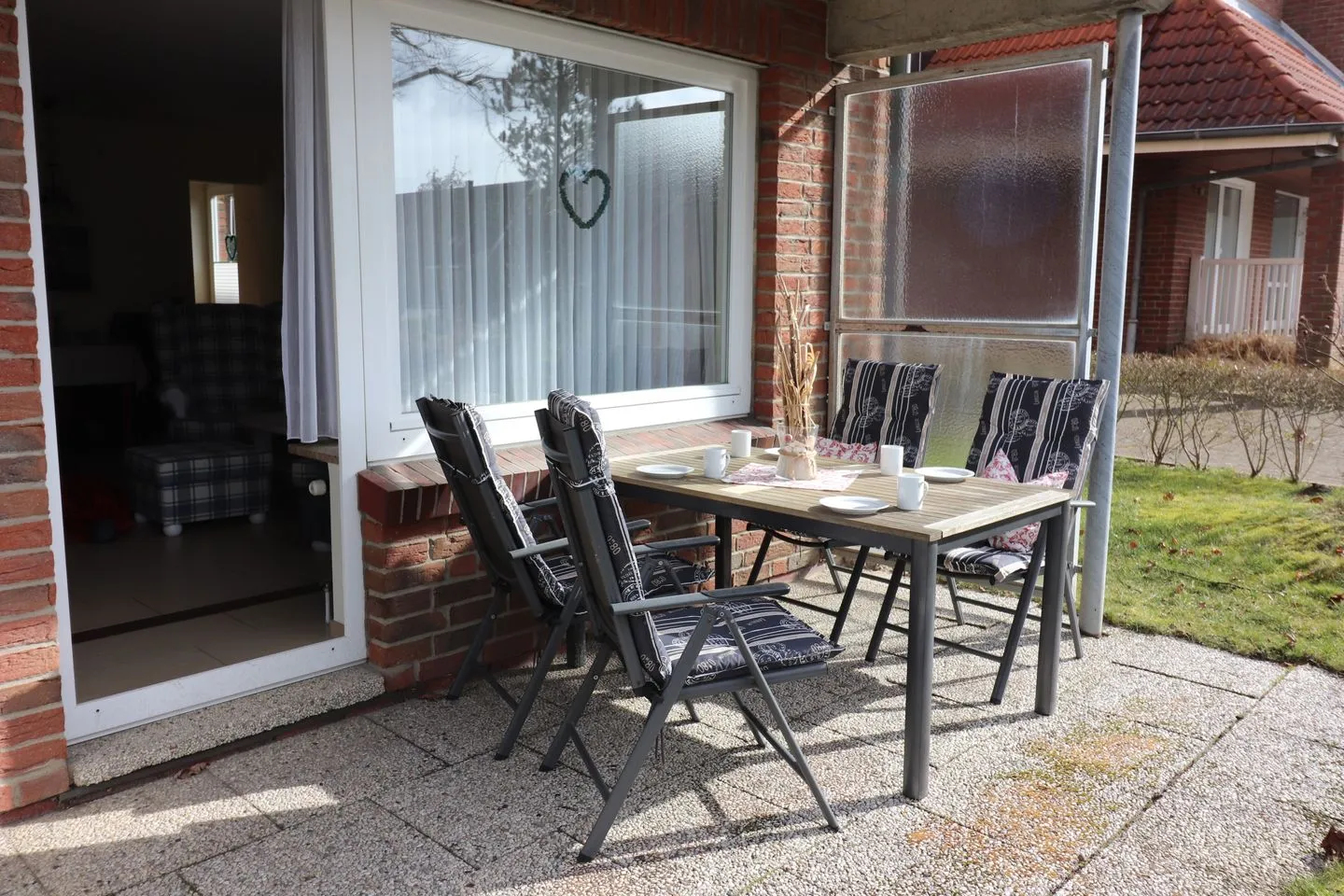 Haus Rungholt Wohnung 1 Büsum - Terrasse
