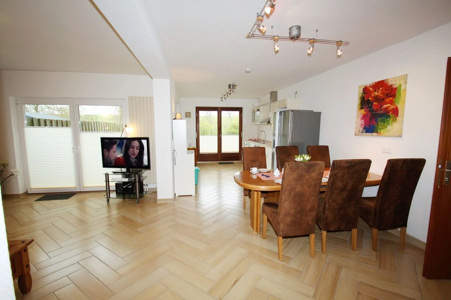 Haus am Kurpark Wohnung 7 Büsum - Wohnzimmer