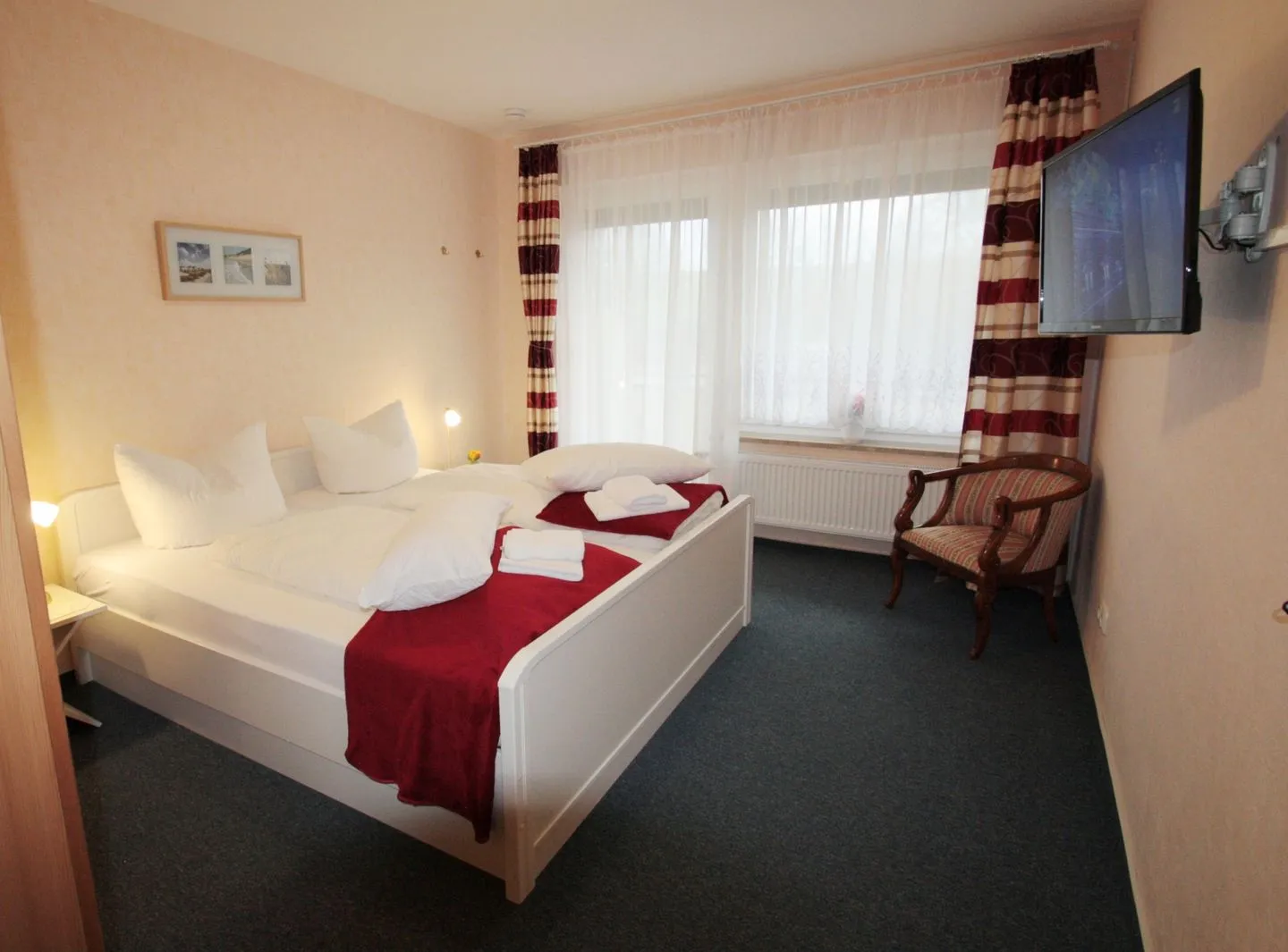 Haus am Kurpark Wohnung 7 Büsum - Schlafzimmer