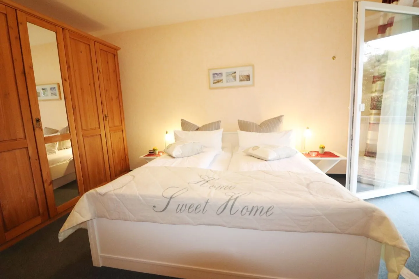 Haus am Kurpark Wohnung 7 Büsum - Schlafzimmer