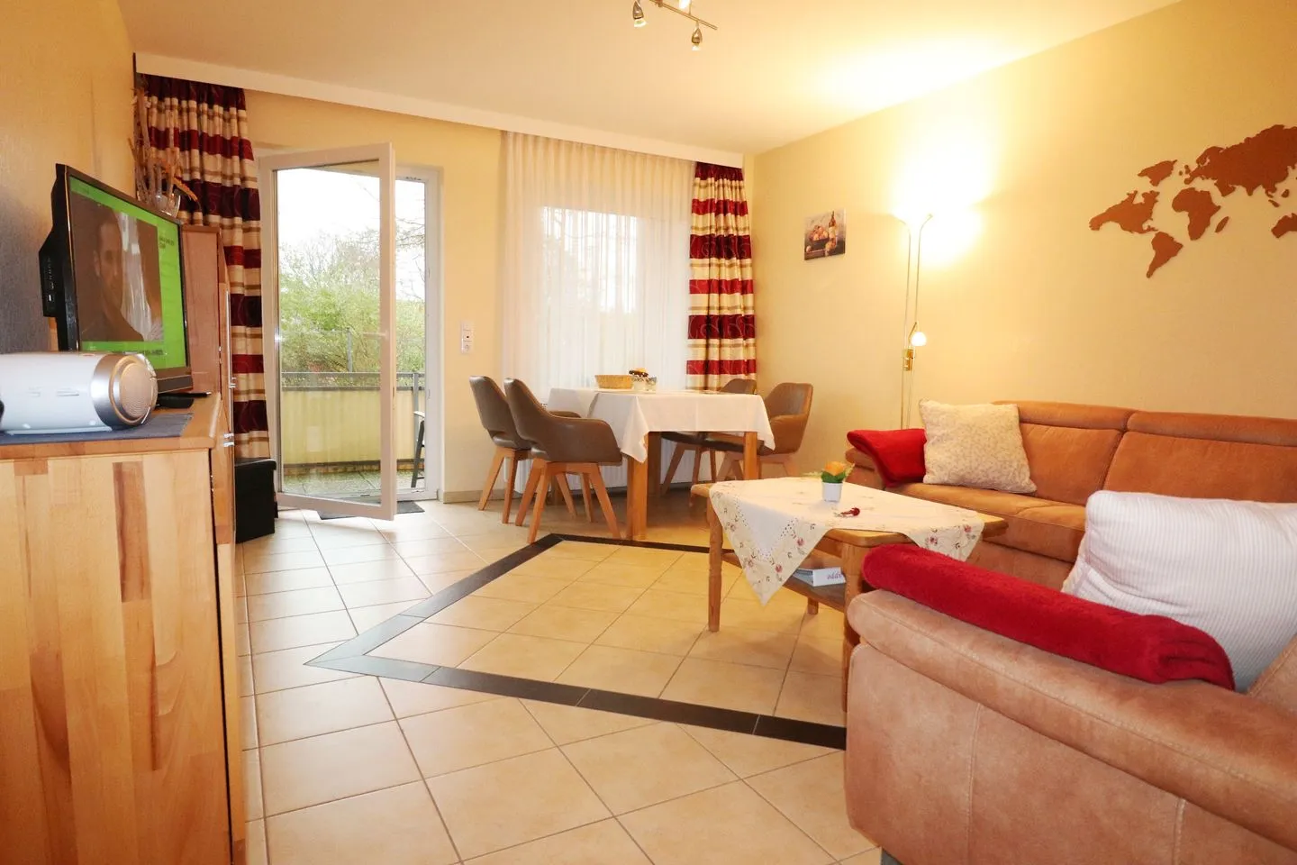 Haus am Kurpark Wohnung 1 Büsum - Wohnzimmer