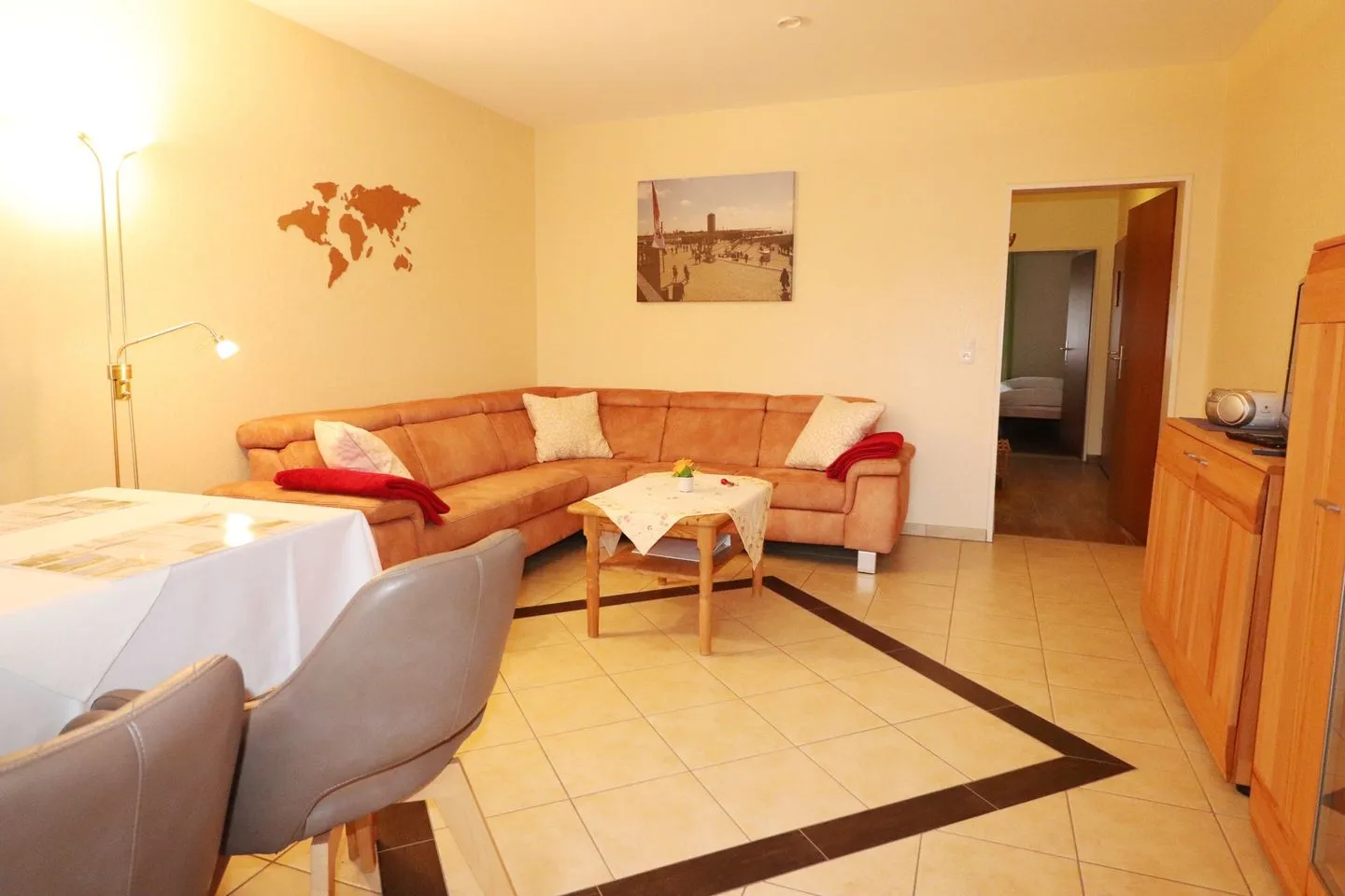 Haus am Kurpark Wohnung 1 Büsum - Wohnzimmer