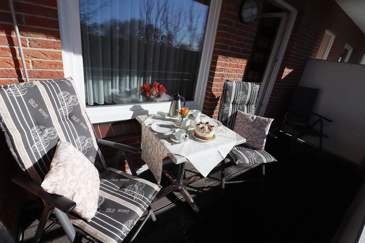 Haus am Kurpark Wohnung 11 Büsum - Balkon