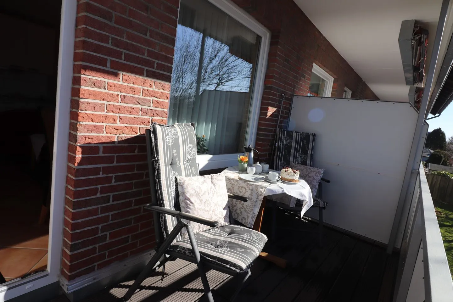 Haus am Kurpark Wohnung 12 Büsum - Balkon