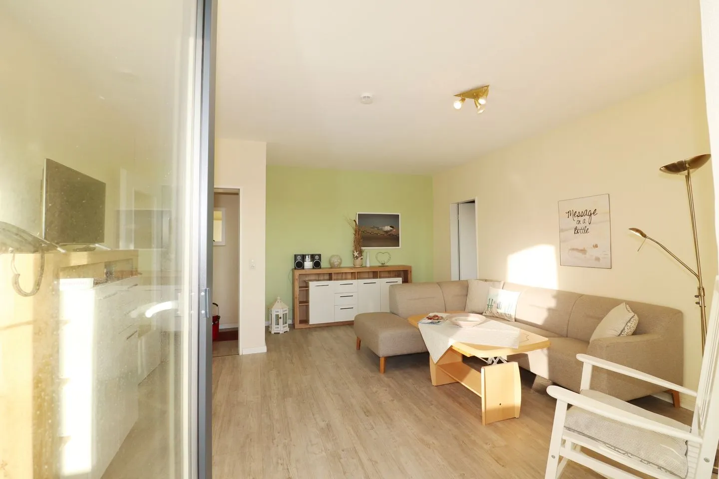 Haus Övern Diek Wohnung 2 Büsum - Wohnzimmer