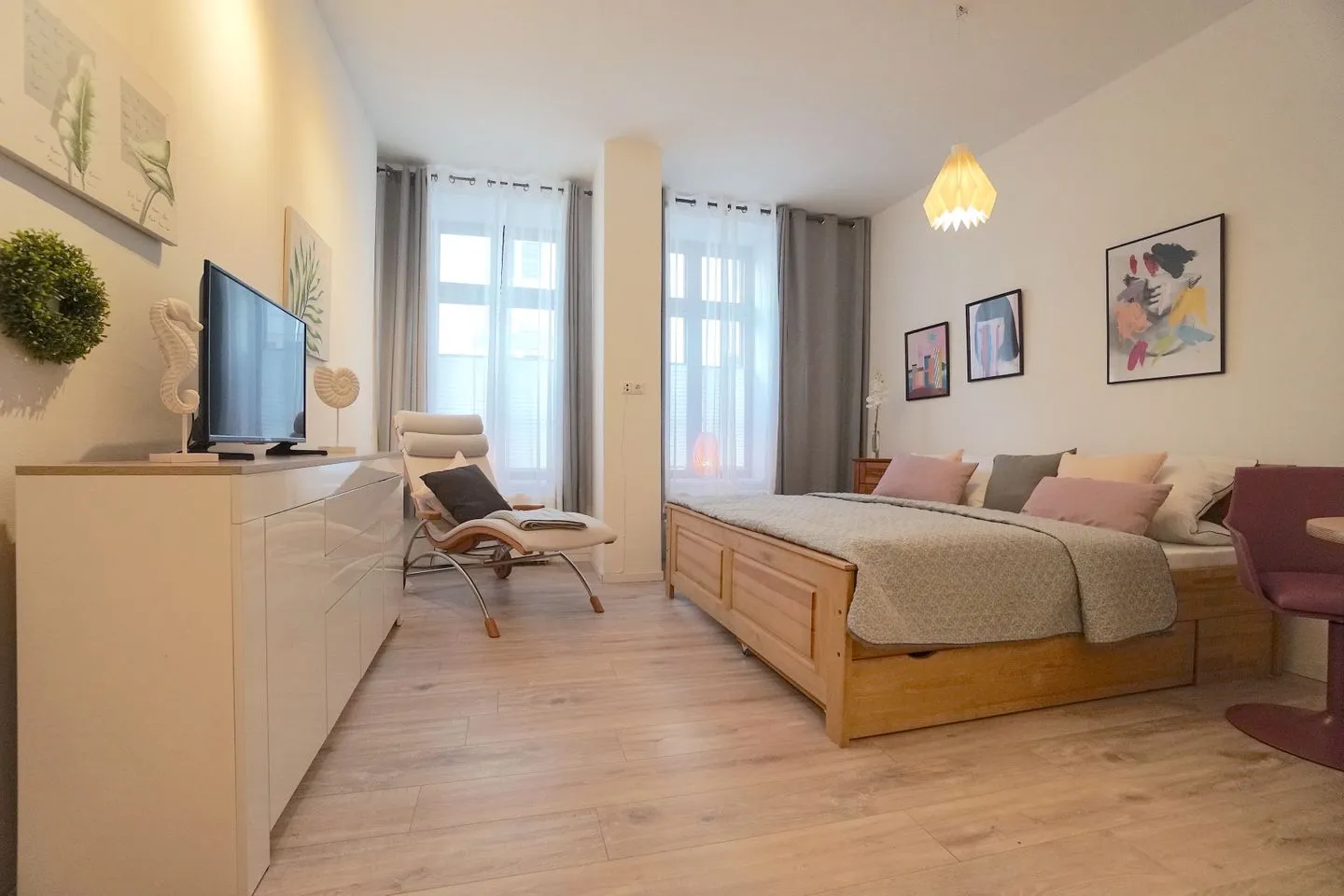 Gemütliches Apartment Freyja in zentraler Lage in Schleswig Schleswig - Wohnzimmer