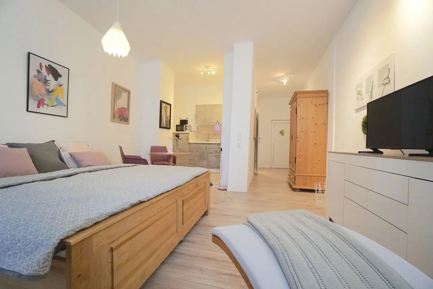 Gemütliches Apartment Freyja in zentraler Lage in Schleswig Schleswig - Schlafzimmer