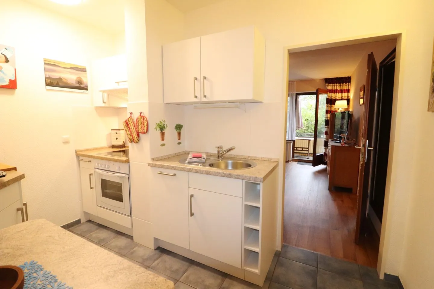Haus am Kurpark Wohnung 4 Büsum - Küche / Küchenzeile