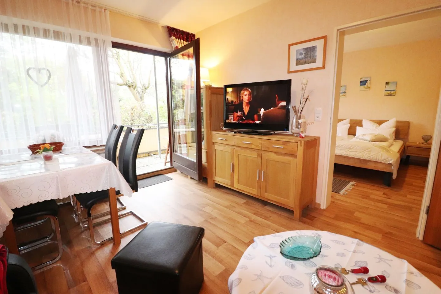 Haus am Kurpark Wohnung 4 Büsum - Wohnzimmer