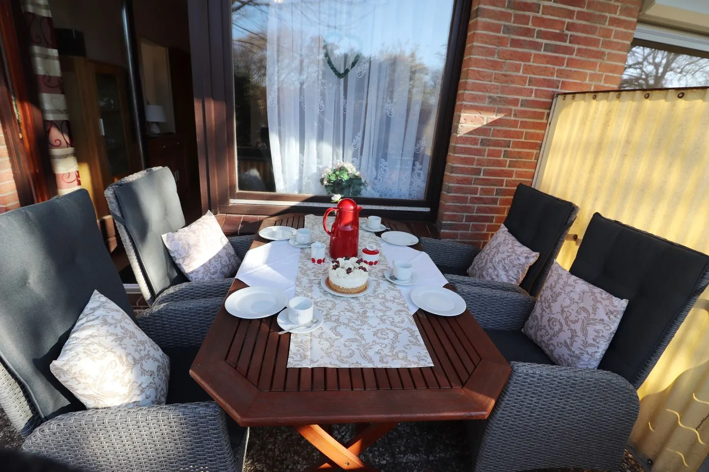 Haus am Kurpark Wohnung 4 Büsum - Terrasse