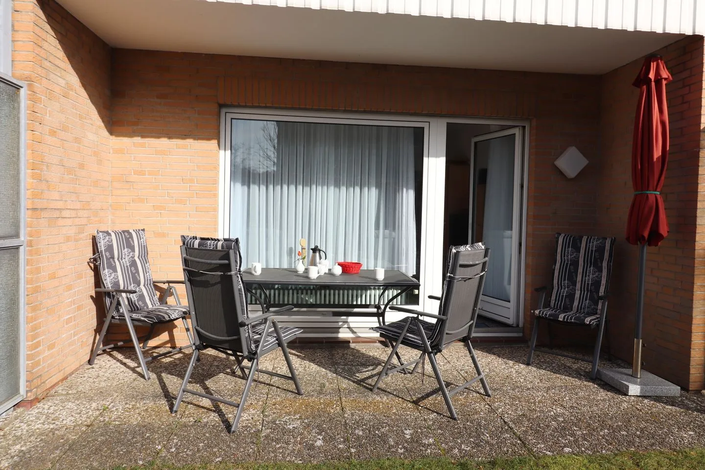 Haus Dithmarschen Wohnung 1 Büsum - Terrasse