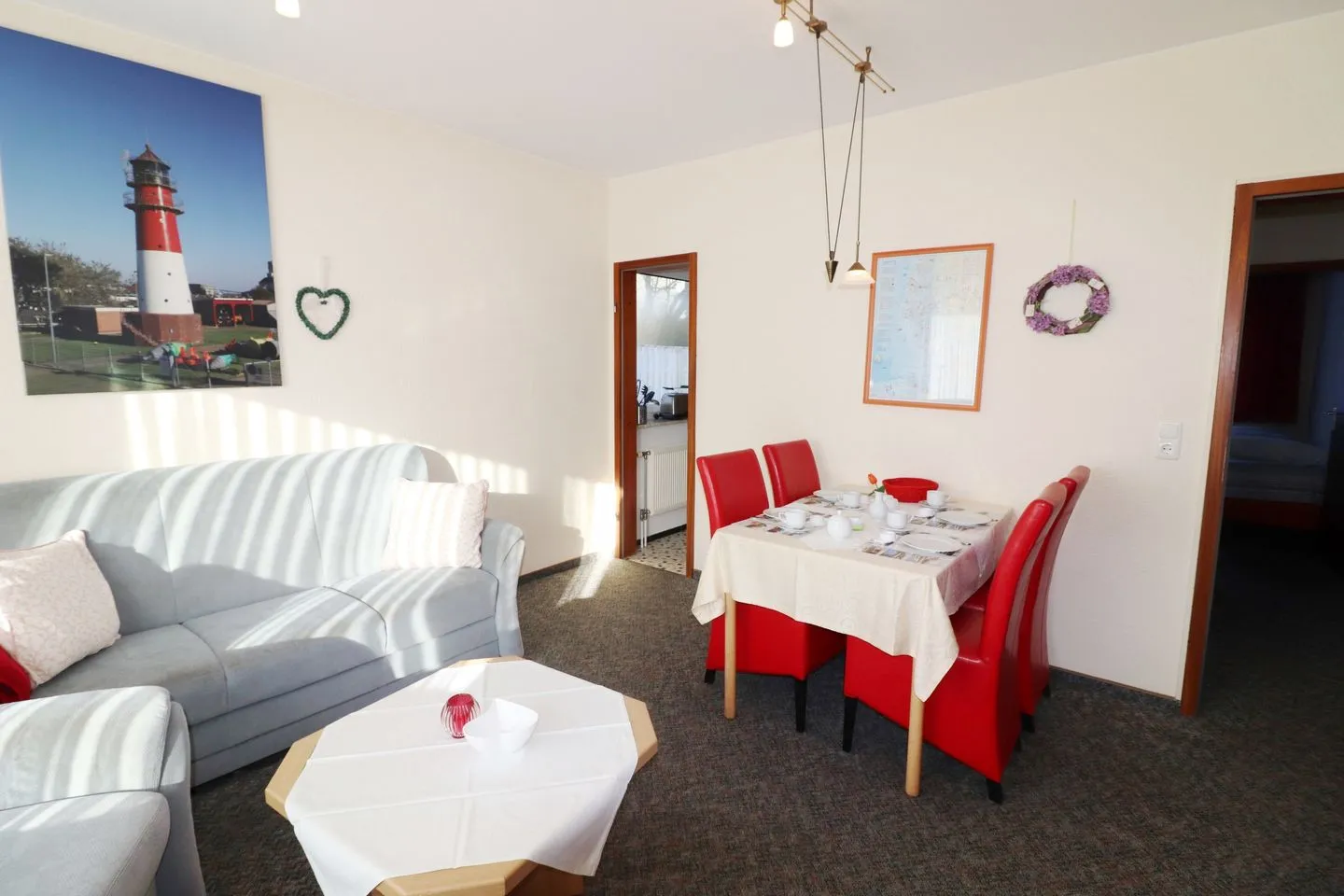 Haus Dithmarschen Wohnung 1 Büsum - Wohnzimmer