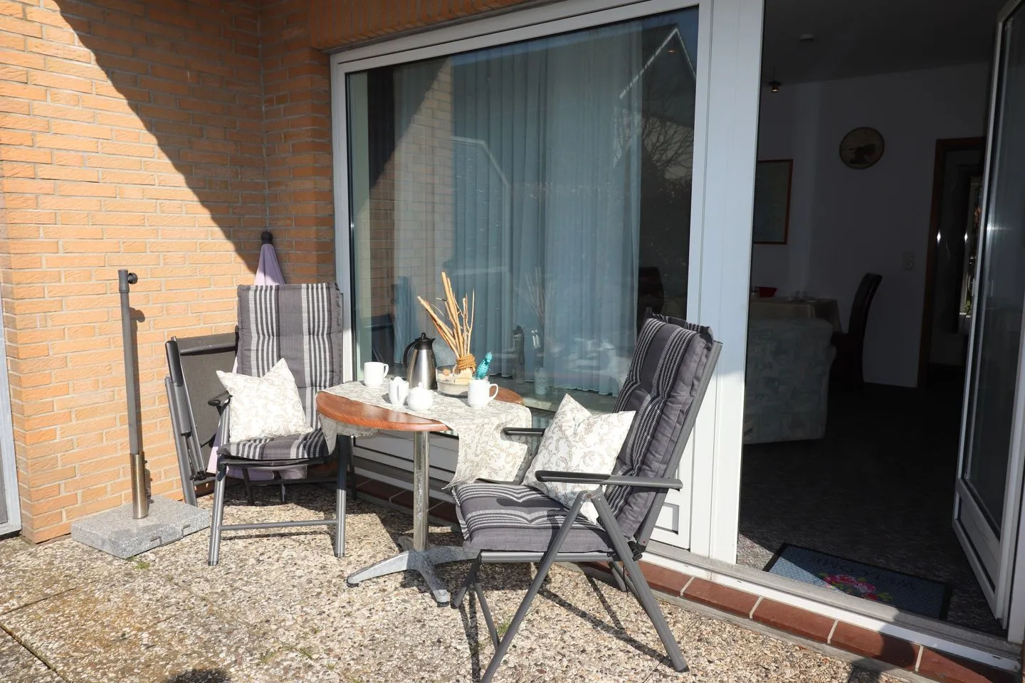 Haus Dithmarschen Wohnung 2 Büsum - Terrasse
