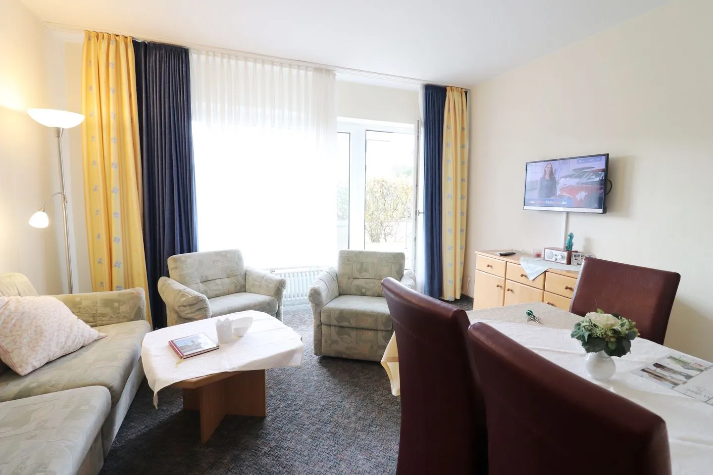 Haus Dithmarschen Wohnung 3 Büsum - Wohnzimmer