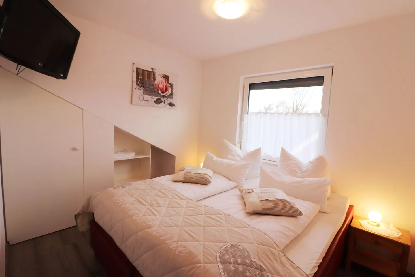 Haus am Kurpark Wohnung 21 Büsum - Schlafzimmer