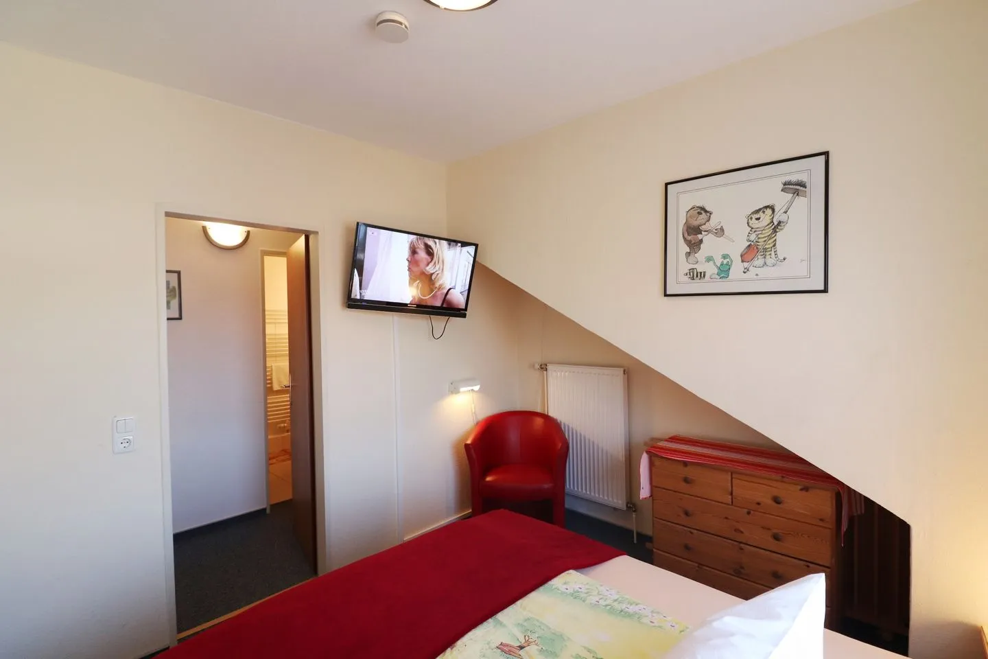 Haus am Kurpark Wohnung 21 Büsum - Schlafzimmer