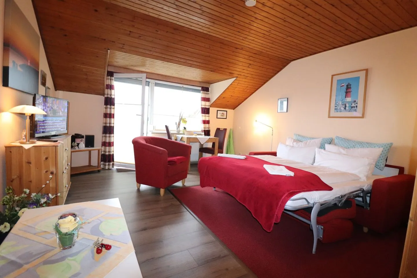 Haus am Kurpark Wohnung 23 Büsum - Schlafzimmer