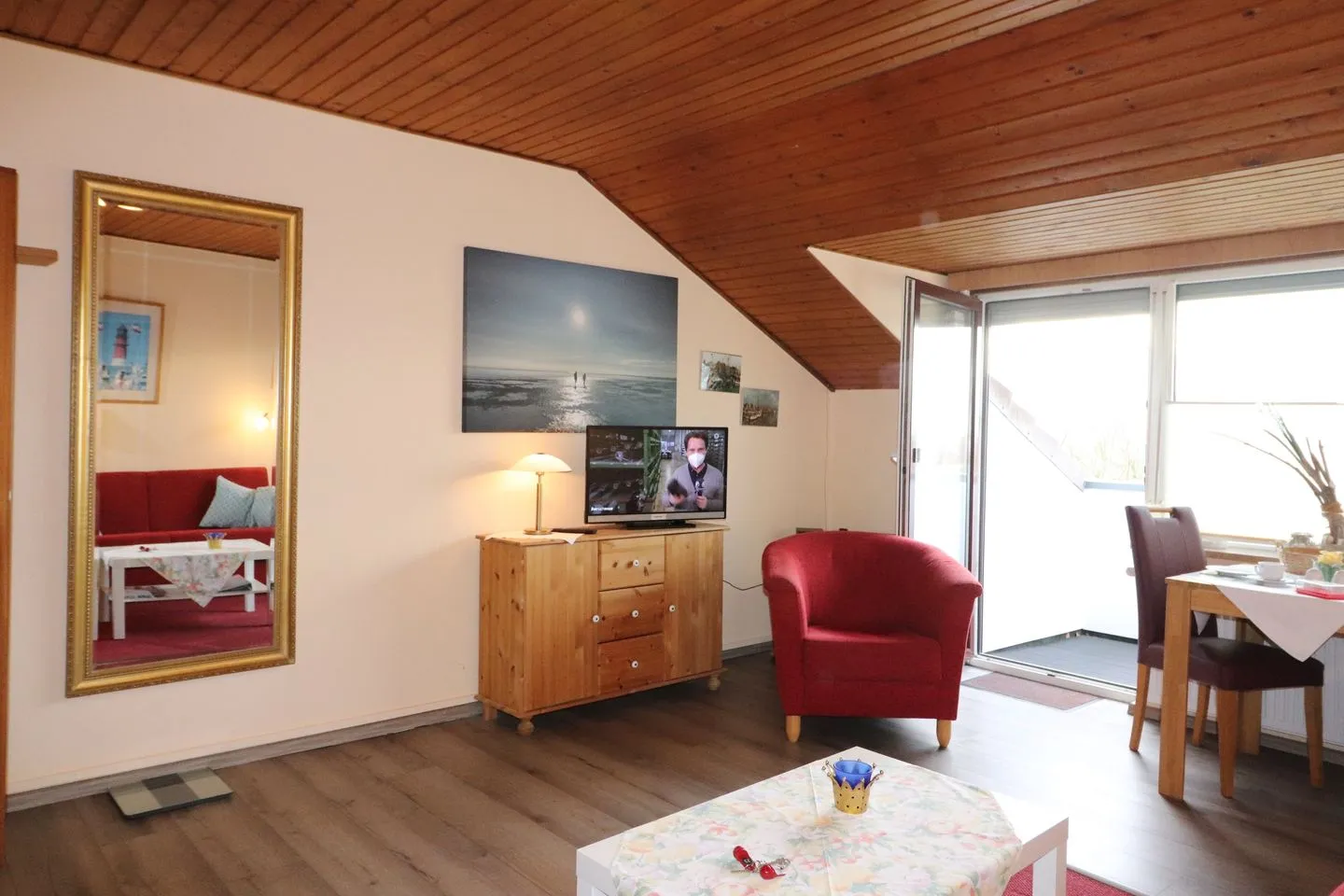 Haus am Kurpark Wohnung 23 Büsum - Wohnzimmer