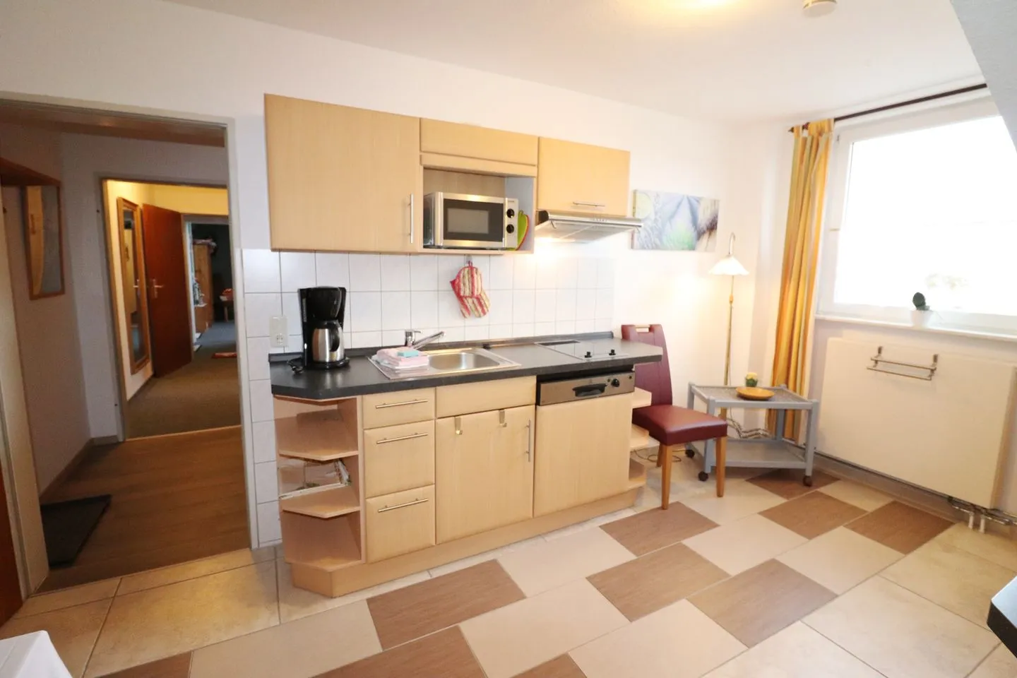 Haus am Kurpark Wohnung 26 Büsum - Küche / Küchenzeile